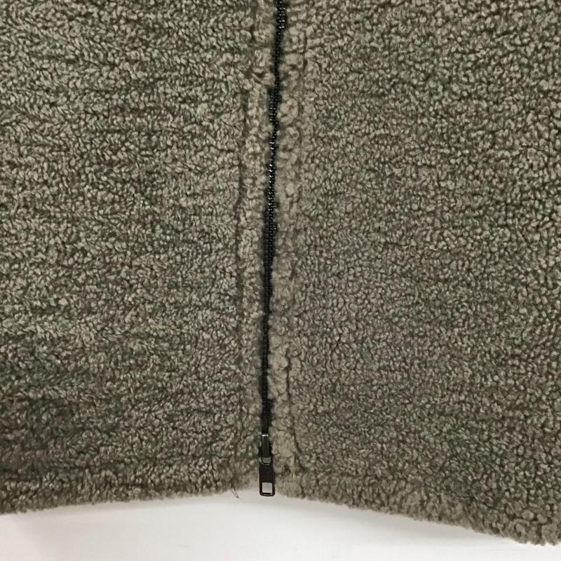 ビームス ハート BEAMS HEART ベスト ベスト ジップアップベスト フリースベスト ノースリーブ スタンドカラー 無地 灰 / グレー /  レディース USED 古着 中古 10145105