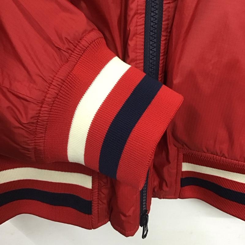 フランクリンマーシャル FRANKLIN&MARSHALL ジャケット、上着 ジャケット、ブレザー ジップアップジャケット ナイロンジャケット アウター L ロゴ、文字 赤 / レッド /  メンズ USED 古着 中古 10142911
