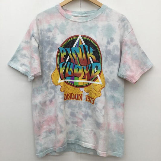 ＵＳフルギ US古着 Tシャツ 半袖 PINK FLOYD タイダイ柄 バンT 半袖 L プリント マルチカラー / マルチカラー /  メンズ USED 古着 中古 10148475