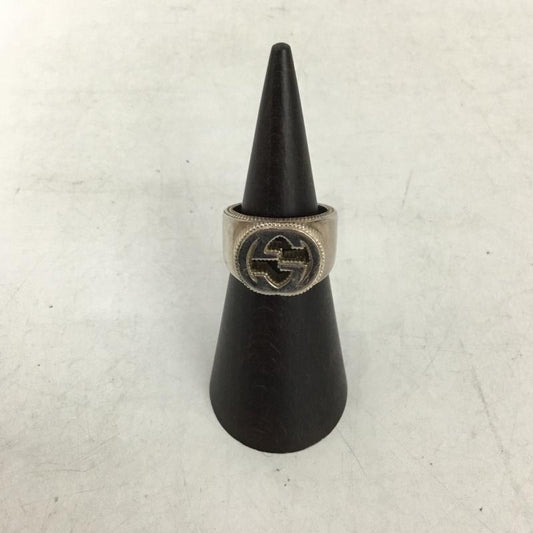 グッチ GUCCI アクセサリー 指輪 GG 14号 インターロッキングG  銀 / シルバー /  レディース USED 古着 中古 10137408