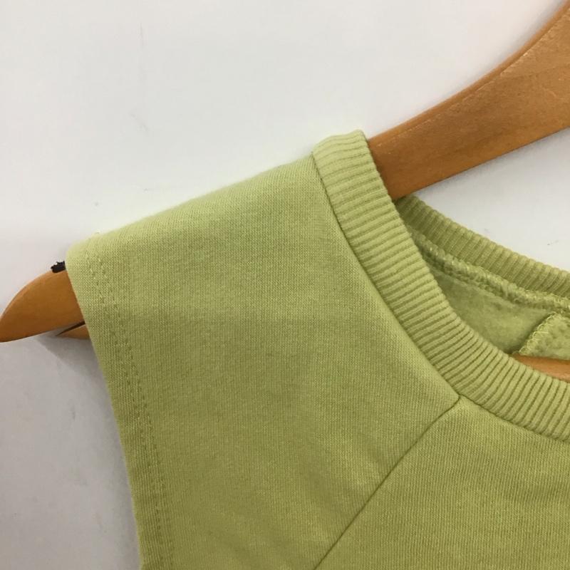 ザラ ZARA ベスト ベスト S 無地 黄緑 / イエローグリーン /  レディース USED 古着 中古 10139775