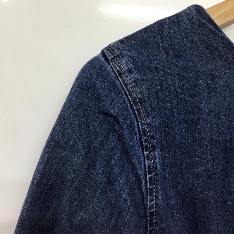 マウジー MOUSSY ワンピース ロングスカート 010DSG11-0270 COCOON SLEEVE FLARE DRESS デニム 長袖 1 無地 青 / ブルー /  レディース USED 古着 中古 10142230