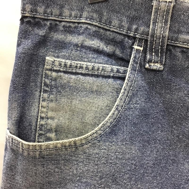 ナイキ NIKE パンツ ショートパンツ デニムショートパンツ ハーフパンツ カジュアルパンツ 32インチ ロゴ、文字 インディゴ / インディゴ /  メンズ USED 古着 中古 10118648