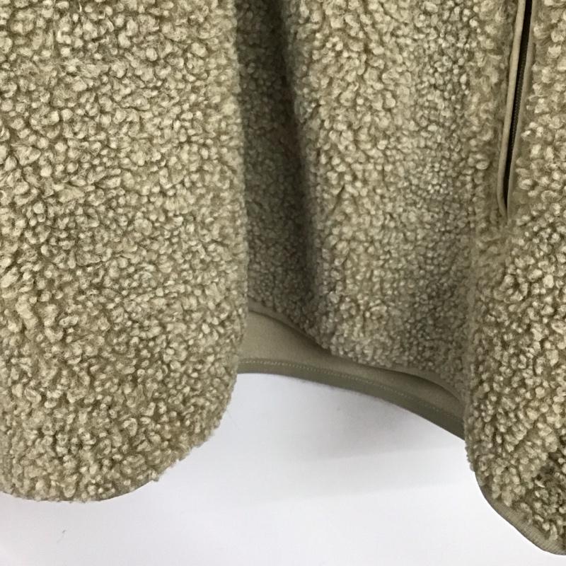 ユニクロ UNIQLO カーディガン 長袖 341-419753 ボアフリースVネックカーディガン XL 無地 ベージュ / ベージュ /  メンズ USED 古着 中古 10130763