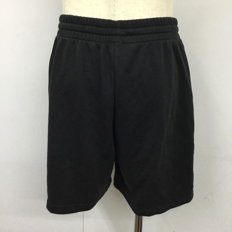 アディダス adidas パンツ ショートパンツ GK9597 ハーフパンツ エッセンシャルズ フレンチテリー 3ストライプス ショーツ タグ付き ロゴ、文字 黒 / ブラック / X 白 / ホワイト /  メンズ USED 古着 中古 10119760