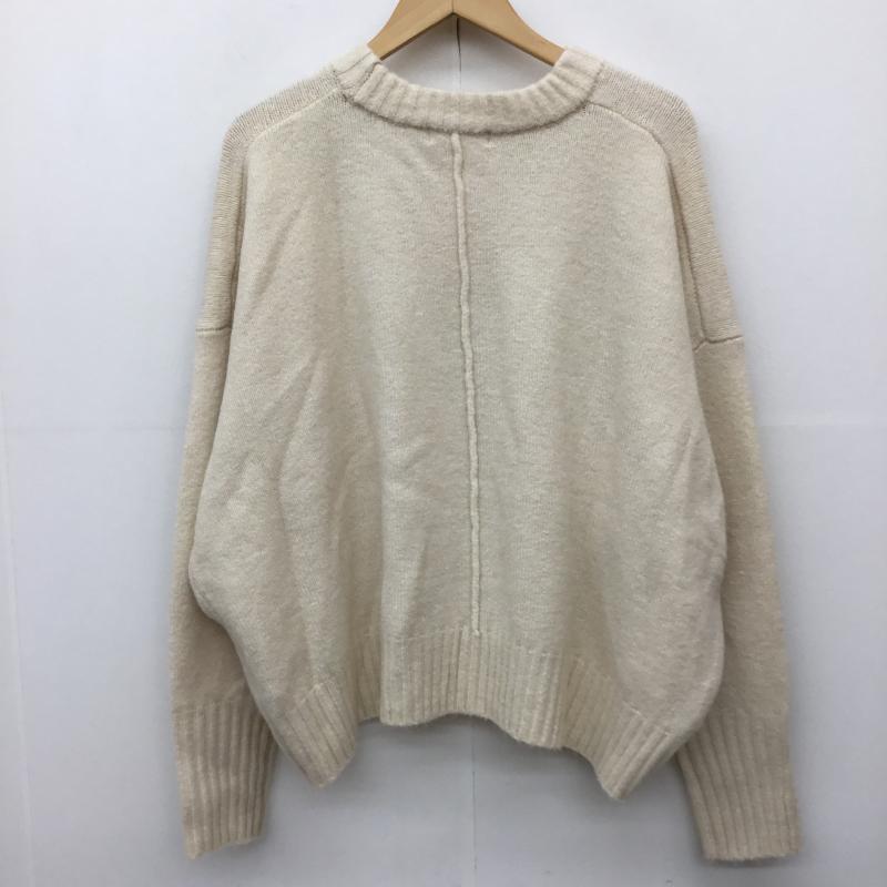 セポ cepo ニット、セーター 長袖 CZM-0034 M 無地 オフホワイト / オフホワイト /  レディース USED 古着 中古 10142855