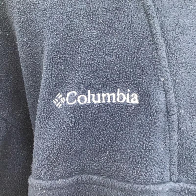 コロンビア Columbia ジャケット、上着 ジャケット、ブレザー ジップアップフリースジャケット アウター 長袖ジャケット ロゴ、文字 紺 / ネイビー /  メンズ USED 古着 中古 10125143