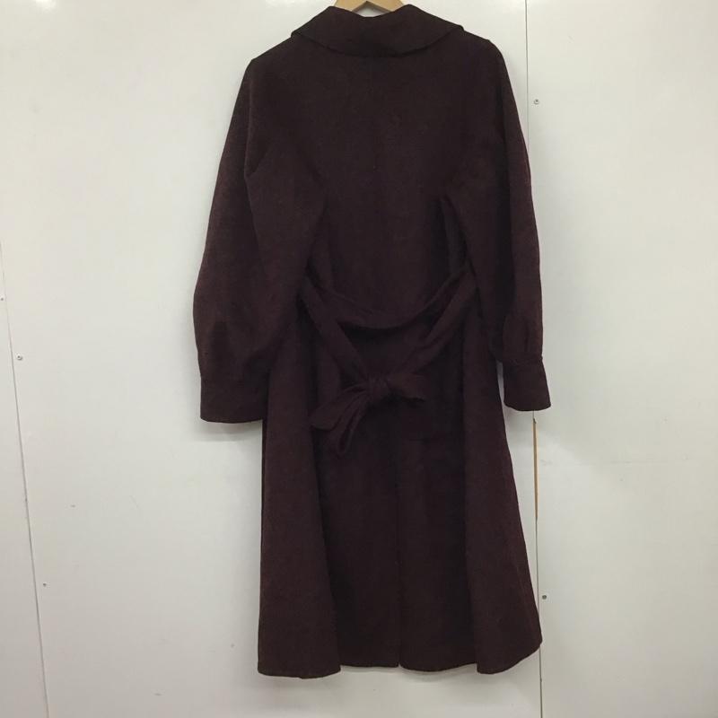 ザラ ZARA コート コート一般 ロングコート カラージャケット アウター XS 無地 えんじ / ワインレッド /  レディース USED 古着 中古 10144313