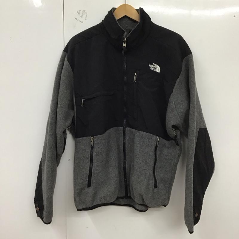 ザノースフェイス THE NORTH FACE ジャケット、上着 ジャケット、ブレザー ジップアップジャケット フリースジャケット アウター L ロゴ、文字 灰 / グレー /  メンズ USED 古着 中古 10128696