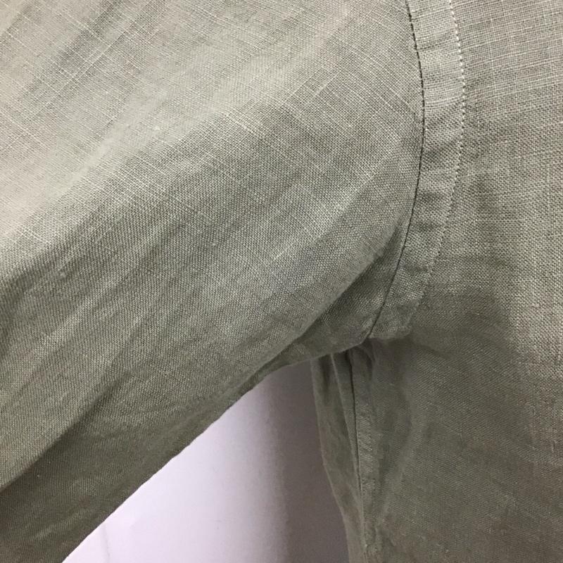 ラルフローレン ラグビー RALPH LAUREN RUGBY シャツ、ブラウス 長袖 長袖シャツ カラーシャツ ポケットシャツ 長袖カットソー XS 無地 カーキ / カーキ /  メンズ USED 古着 中古 10114634