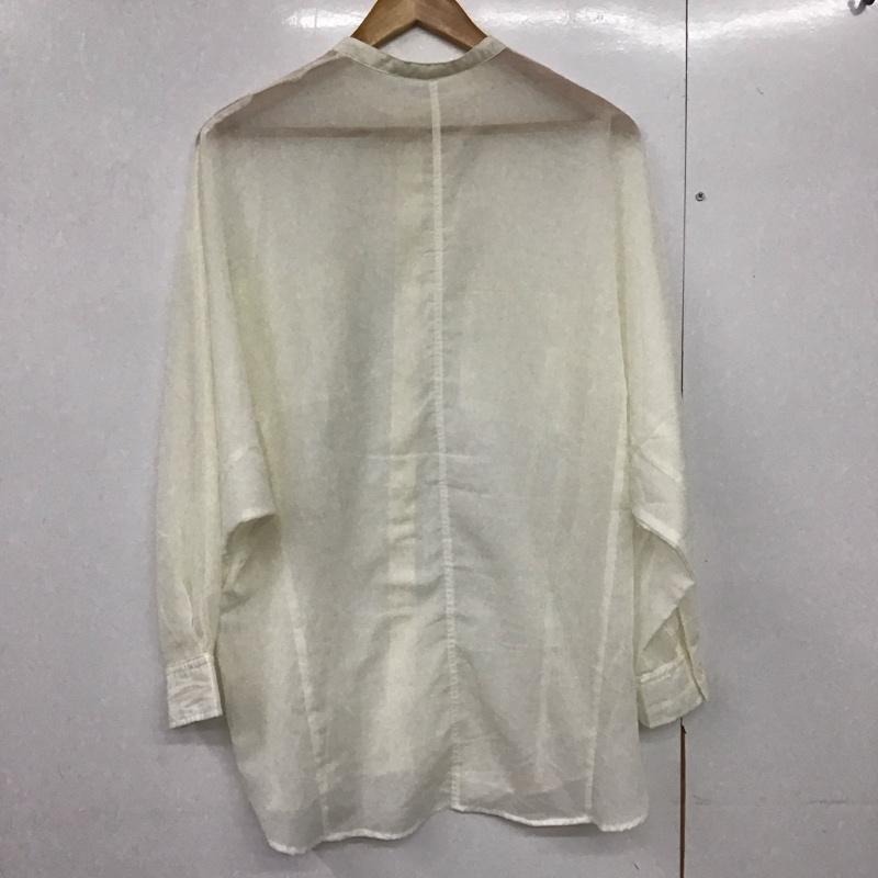 ローリーズファーム LOWRYS FARM シャツ、ブラウス 長袖 FREE 無地 白 / ホワイト /  レディース USED 古着 中古 10144594