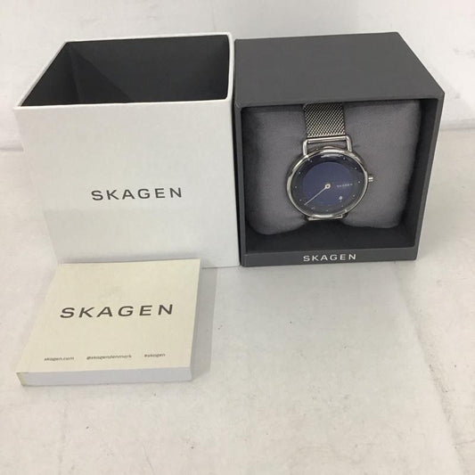 スカーゲン SKAGEN 腕時計 アナログ（クォーツ式） SKW2738 箱有 ロゴ、文字 銀 / シルバー /  レディース USED 古着 中古 10134462