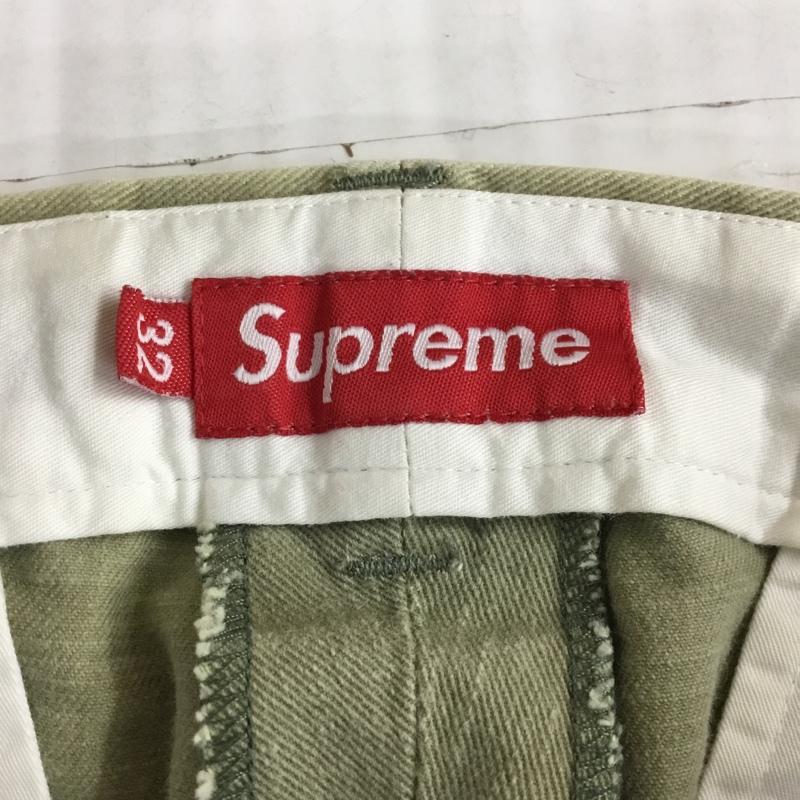 シュプリーム Supreme パンツ ワークパンツ、ペインターパンツ ワークパンツ ワイドパンツ カジュアルパンツ 32インチ 無地 カーキ / カーキ /  メンズ USED 古着 中古 10120647