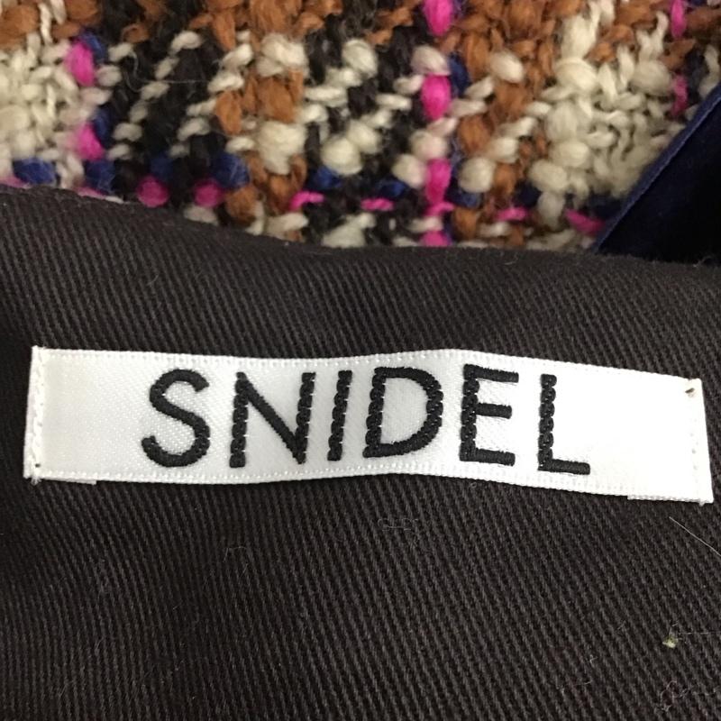 スナイデル SNIDEL スカート ロングスカート SWFS184141 ウールロービングスカート 1 チェック マルチカラー / マルチカラー /  レディース USED 古着 中古 10142262