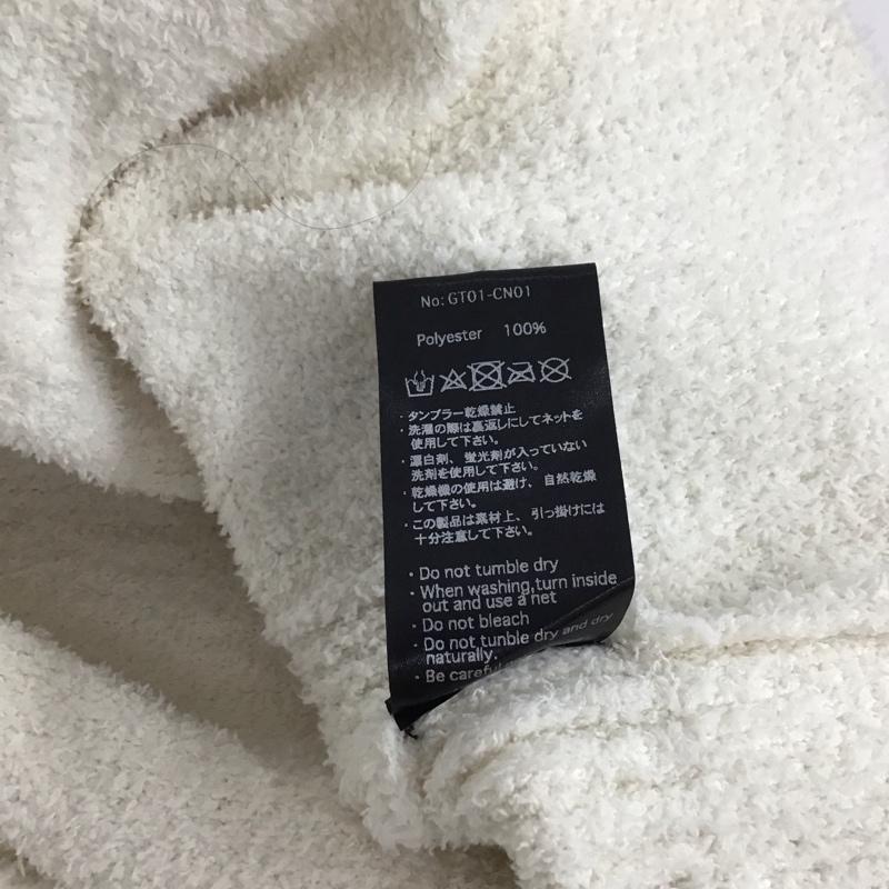 ジェントロテディ GENTLO TEDY ニット、セーター 長袖 M ロゴ、文字 白 / ホワイト /  メンズ USED 古着 中古 10144666
