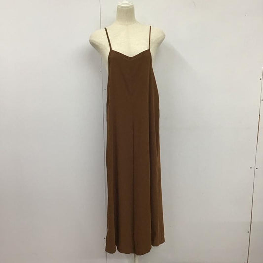 ジャーナルスタンダード JOURNAL STANDARD サロペット・オーバーオール サロペット、オーバーオール 18-040-400-9150-3-0 キャミサロペット 無地 茶 / ブラウン /  レディース USED 古着 中古 10133414