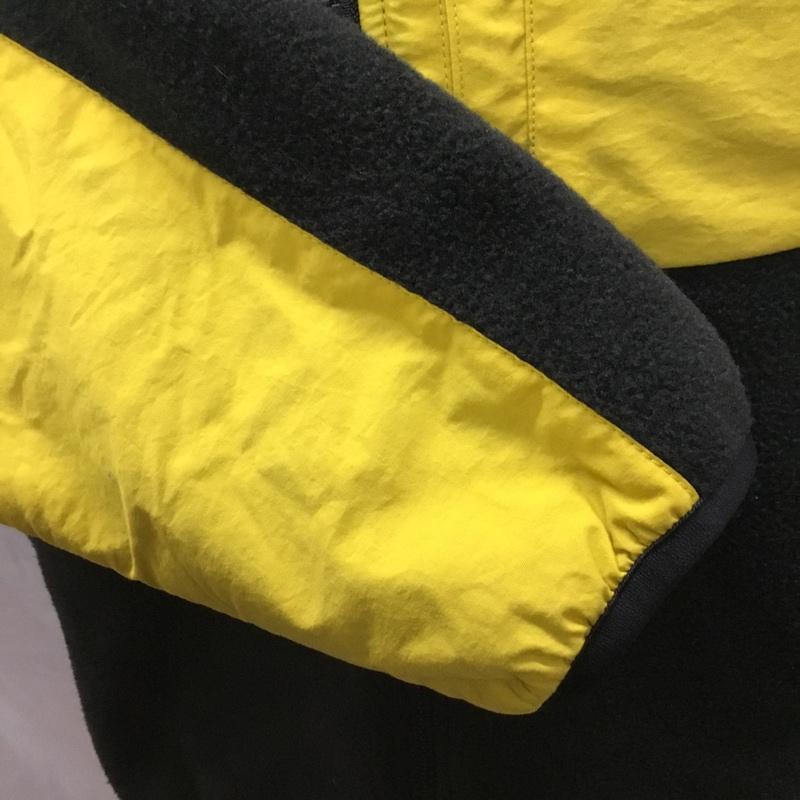 ザノースフェイス THE NORTH FACE ジャケット、上着 ジャケット、ブレザー na71831 フリースジャケット アウター ジップアップジャケット XL ロゴ、文字 黒 / ブラック / X 黄 / イエロー /  メンズ USED 古着 中古 10121475