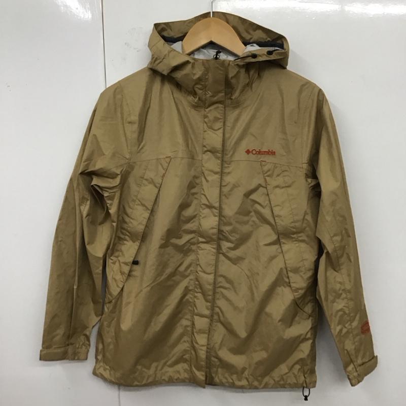 コロンビア Columbia ジャケット、上着 ジャンパー、ブルゾン 117 pl2660 ジップアップジャケット ジャンパー ジャケット アウター M ロゴ、文字 ベージュ / ベージュ /  メンズ USED 古着 中古 10119966
