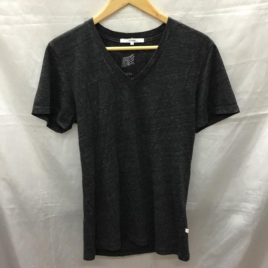 レリュームジャーナルスタンダード relume Journal Standard Tシャツ 半袖 10-071-464-0050-1-0 Vネック XS 無地 黒 / ブラック /  メンズ USED 古着 中古 10117771