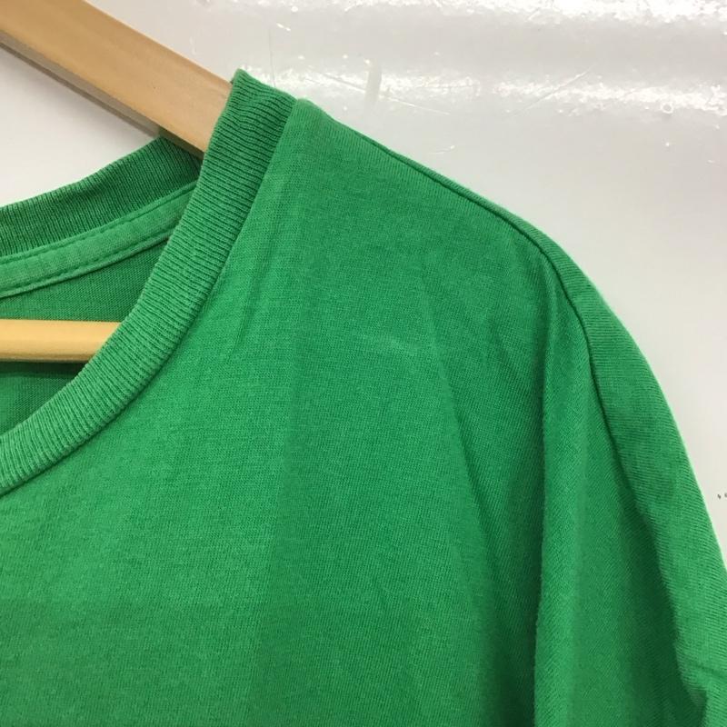 ポロバイラルフローレン Polo by RALPH LAUREN Tシャツ 半袖 半袖カットソー プリントTシャツ クルーネックカットソー XXL ロゴ、文字 緑 / グリーン /  メンズ USED 古着 中古 10145050