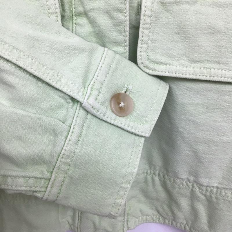 ザラ ZARA ジャケット、上着 ジャケット、ブレザー デニム M 無地 薄緑 / ライトグリーン /  レディース USED 古着 中古 10139868