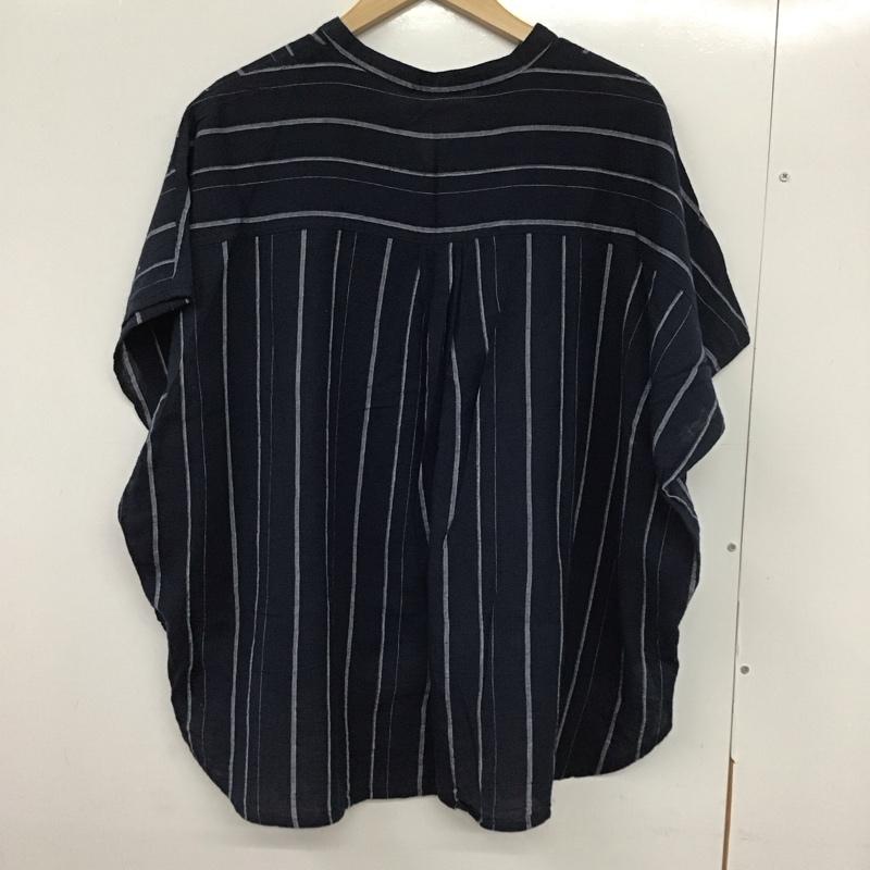 サマンサモスモスブルー Samansa Mos2 blue カットソー 半袖 FREE ストライプ マルチカラー / マルチカラー /  レディース USED 古着 中古 10133789