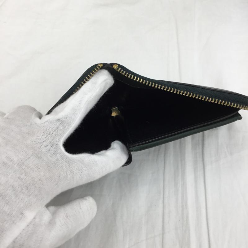 コムデギャルソン COMME des GARCONS 財布 二つ折り 無地 緑 / グリーン /  メンズ USED 古着 中古 10112616