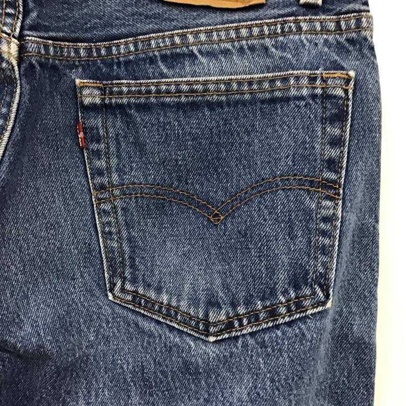 リーバイストラウスアンドコー Levi Strauss & co. パンツ デニム、ジーンズ デニムパンツ ストレートパンツ ワイドパンツ カジュアルパンツ 34インチ 無地 インディゴ / インディゴ /  メンズ USED 古着 中古 10119547