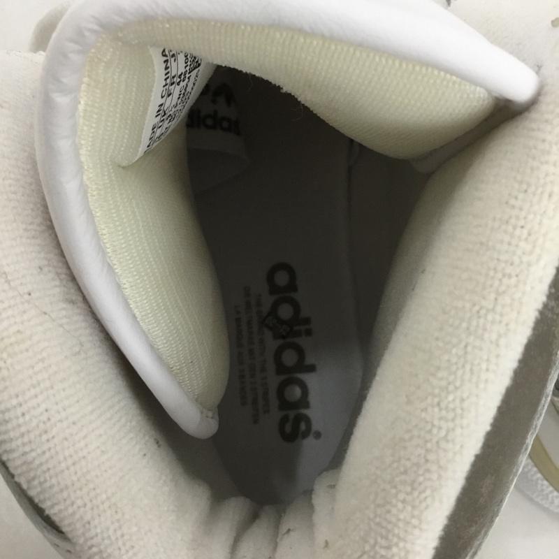アディダス adidas スニーカー スニーカー 036804 FLEETWOOD 28cm 箱有 28.0cm ロゴ、文字 白 / ホワイト / X ベージュ / ベージュ /  メンズ USED 古着 中古 10133396