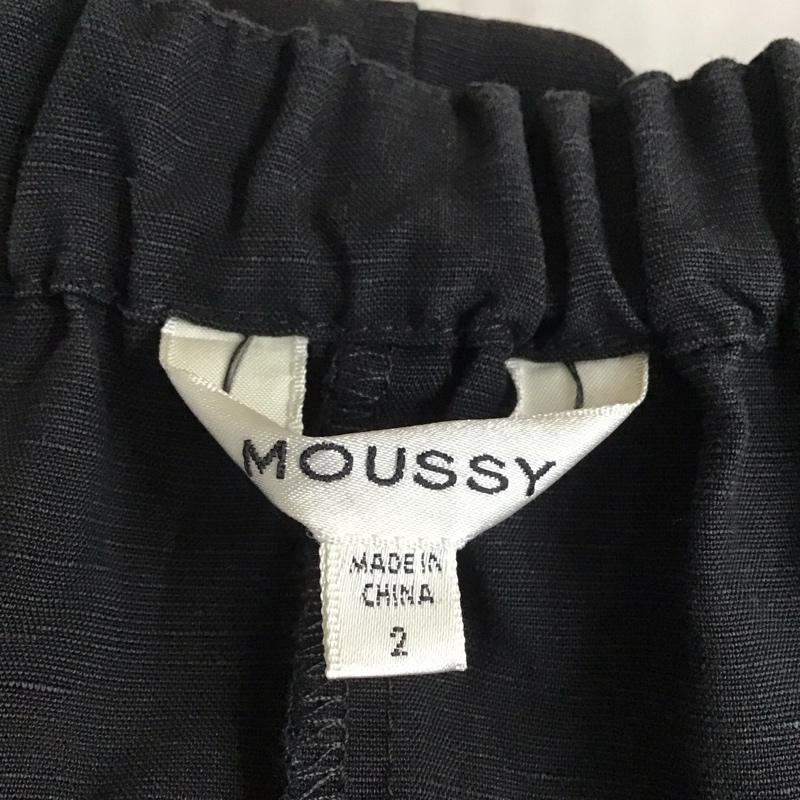 マウジー MOUSSY ワンピース ロングスカート 010bss30-0580 イージーネックオフショルダーワンピース ロングワンピース 2 無地 黒 / ブラック /  レディース USED 古着 中古 10115239