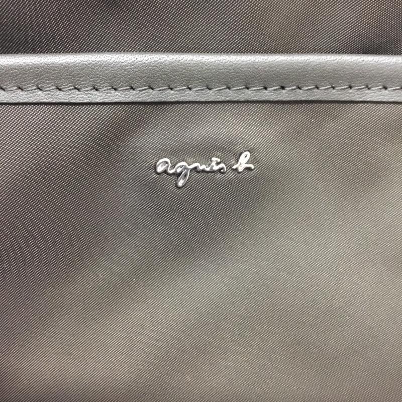 アニエス・ベー agnes b. ショルダーバッグ ショルダーバッグ PAS23-04 ナイロン ロゴ、文字 ダークブラウン / ダークブラウン /  レディース USED 古着 中古 10113764
