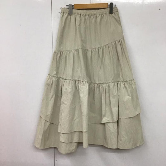 ニコアンド niko and... スカート ロングスカート FREE 無地 アイボリー / アイボリー /  レディース USED 古着 中古 10129770