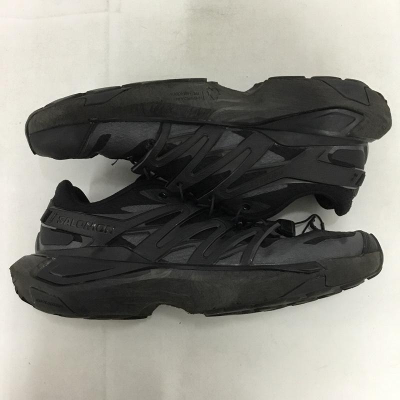 サロモン SALOMON スニーカー スニーカー 187982 XT.PU.RE ADVANCED 27cm 27.0cm ロゴ、文字 黒 / ブラック /  メンズ USED 古着 中古 10147561