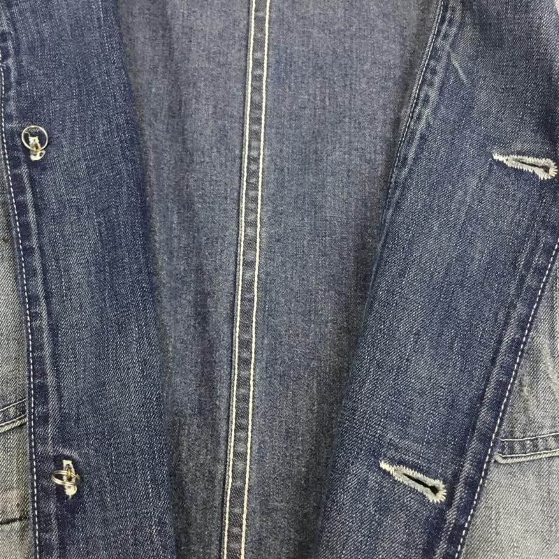 リーバイス Levi s ジャケット、上着 ジャケット、ブレザー used加工　ヴィンテージクロージング S ダメージ加工 青 / ブルー / X 茶 / ブラウン / X 白 / ホワイト /  メンズ USED 古着 中古 10122734