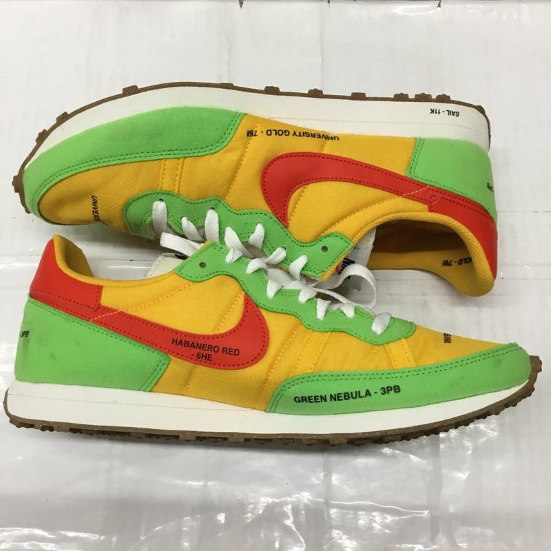 ナイキ NIKE スニーカー スニーカー CZ9072-763 CHALLENGER OG 27.5cm 箱有 27.5cm ロゴ、文字 黄 / イエロー / X 薄緑 / ライトグリーン / X 白 / ホワイト / X 赤 / レッド /  メンズ USED 古着 中古 10111975
