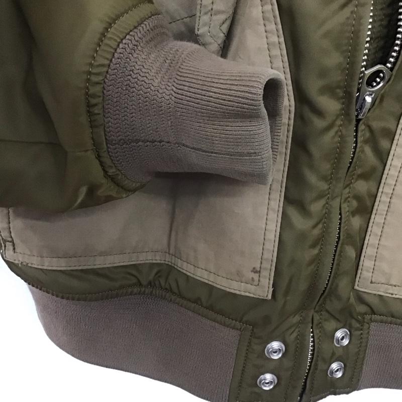 ディーゼル DIESEL ジャケット、上着 ジャンパー、ブルゾン ジップアップジャケット ナイロンジャケット アウター M 無地 カーキ / カーキ /  メンズ USED 古着 中古 10147252