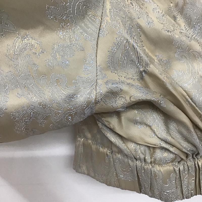 フーズフーギャラリー WHO S WHO gallery シャツ、ブラウス 半袖 WWZ1011404A0002 ミニチャイナブラウス ショート丈 FREE 総柄 ベージュ / ベージュ /  レディース USED 古着 中古 10146927