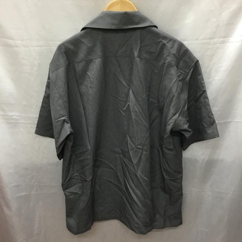 クラフトスタンダードブティック CRAFT STANDARD BOUTIQUE シャツ、ブラウス 半袖 PP32M0A0600 オープンカラーシャツ L 無地 灰 / グレー /  メンズ USED 古着 中古 10119326