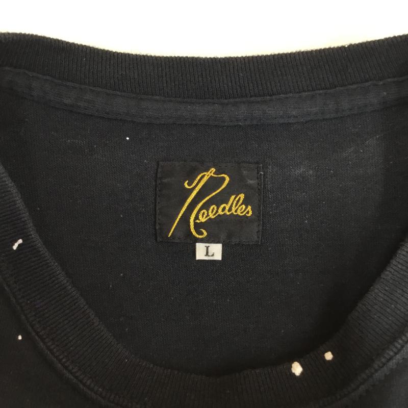 ニードルス Needles Tシャツ 半袖 GL369 L  黒 / ブラック /  メンズ USED 古着 中古 10127369