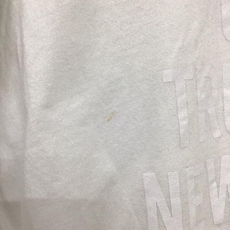 ニューエラ NEW ERA Tシャツ 長袖 長袖カットソー プリントTシャツ クルーネックカットソー XL ロゴ、文字 白 / ホワイト /  メンズ USED 古着 中古 10140525