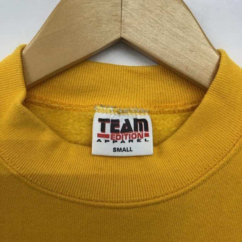 古着 USED トレーナー 長袖 長袖トレーナー スウェット クルーネック プルオーバー 古着 S ロゴ、文字 黄 / イエロー /  メンズ USED 古着 中古 10140836