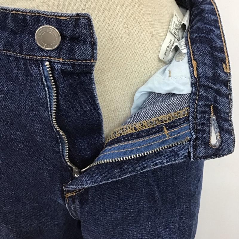 ザラ ZARA パンツ デニム、ジーンズ 3427 909 400 ワイドパンツ 無地 青 / ブルー /  レディース USED 古着 中古 10109735