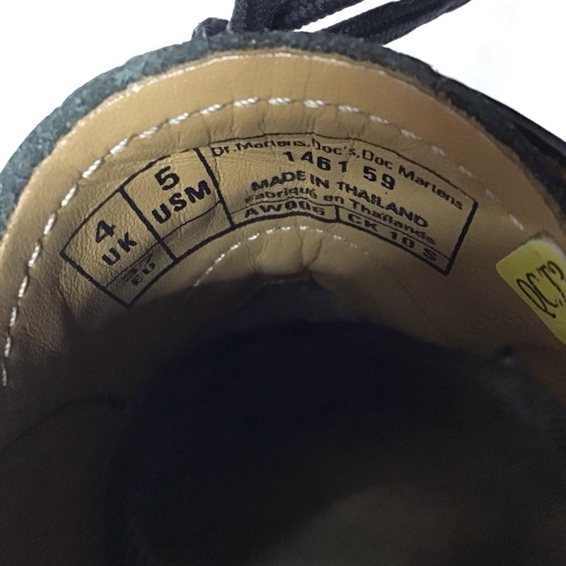 ドクターマーチン Dr.Martens 革靴 革靴 1461 3ホール UK4 US：5 無地 黒 / ブラック /  レディース USED 古着 中古 10113416