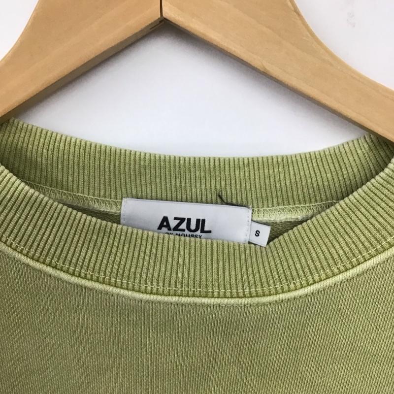 アズールバイマウジー AZUL BY MOUSSY トレーナー 長袖 S 無地 黄緑 / イエローグリーン /  レディース USED 古着 中古 10140420
