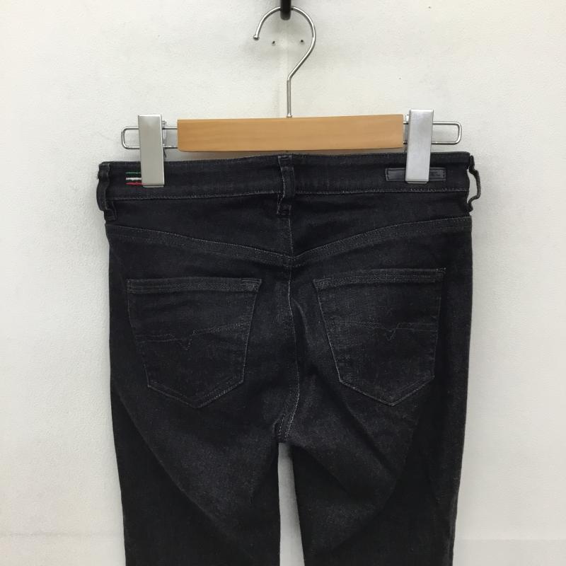 ディーゼル DIESEL パンツ デニム、ジーンズ DIESEL WASH 0832B STRETCH W25 ロゴ、文字 黒 / ブラック /  レディース USED 古着 中古 10139167