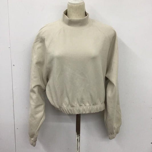 ザラ ZARA トレーナー 長袖 M 無地 ベージュ / ベージュ /  レディース USED 古着 中古 10128353