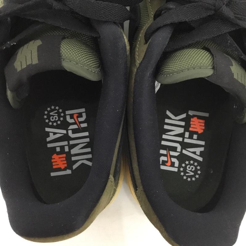 ナイキ NIKE スニーカー スニーカー DH3064-300 AIR FORCE 1 LOW SP UNDEFEATED 27.5cm 箱有 27.5cm ロゴ、文字 カーキ / カーキ / X 黒 / ブラック /  メンズ USED 古着 中古 10130016