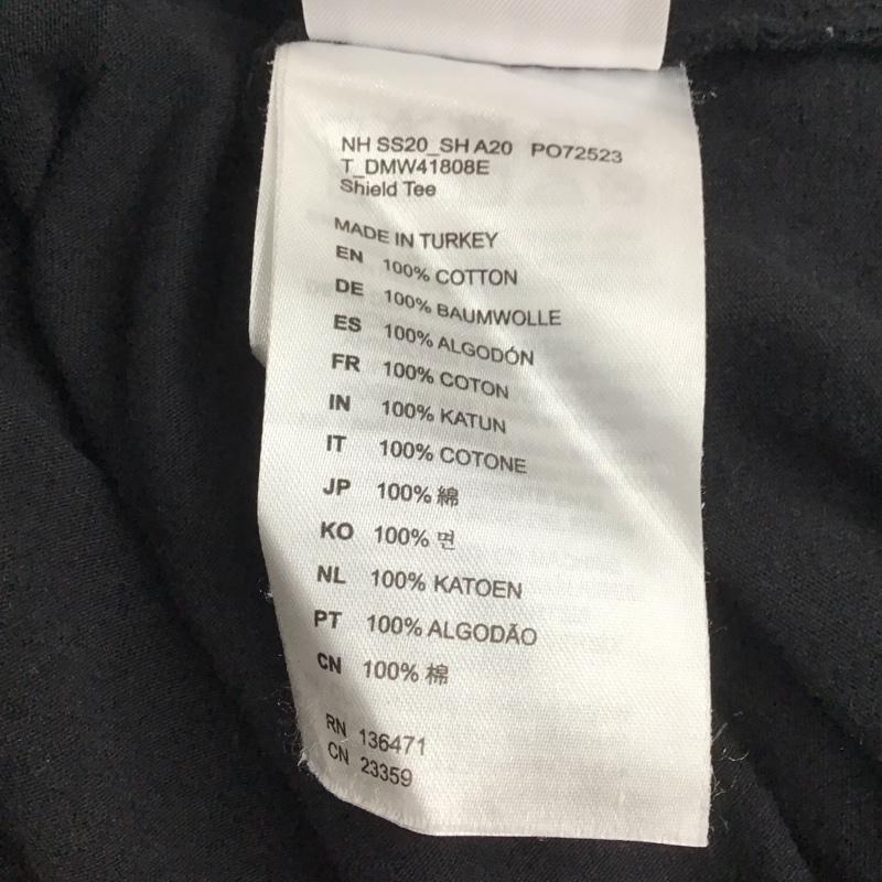 デウスエクスマキナ DEUS EX MACHINA Tシャツ 半袖 半袖カットソー プリントTシャツ クルーネックカットソー L ロゴ、文字 黒 / ブラック /  メンズ USED 古着 中古 10135927