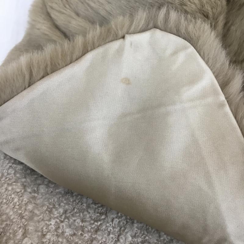 エポカ EPOCA コート 毛皮、ファー 40 無地 ベージュ / ベージュ / X 茶 / ブラウン /  レディース USED 古着 中古 10142537