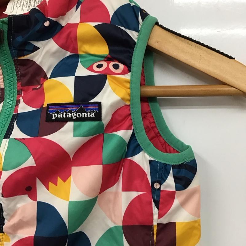 パタゴニア patagonia ベスト ベスト リバーシブル 無地 X 総柄 マルチカラー / マルチカラー /  ガールズ USED 古着 中古 10130366